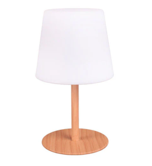 Vechline Grove Vechline Shine Wood Effect Table Lamp